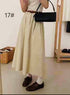 Women Belted Pleated Skirts